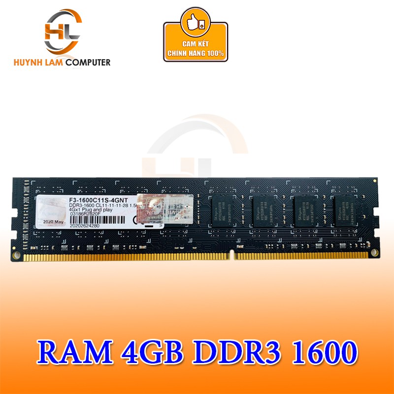 Ram 4GB G.SKILL DDR3 1600 Viết Sơn Phân Phối