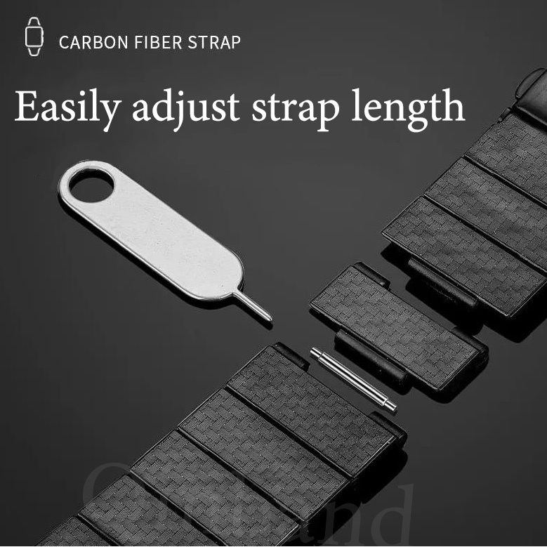 Dây Đeo Sợi Carbon 18/20/22mm Cho Đồng Hồ Thông Minh Huawei Watch Gt2