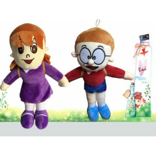 Nobita , Xuka , Đôraemon nhồi bông