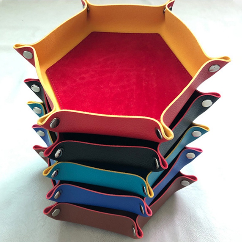 Khay Đựng Trò Chơi RPG DnD Hình Lục Giác Gấp Gọn Tiện Dụng