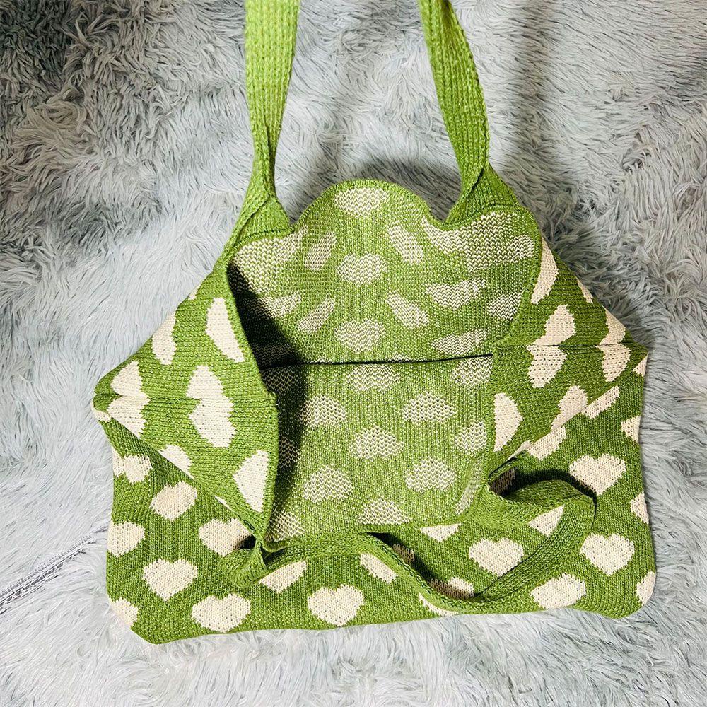 Túi Xách Đeo Vai Đan Móc Xuyên Thấu Cỡ Lớn Thời Trang Nữ