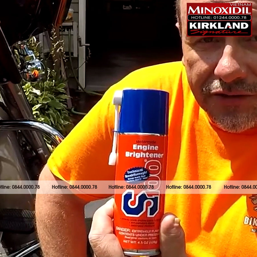 S100 engine brightener xịt dưỡng lốc máy moto
