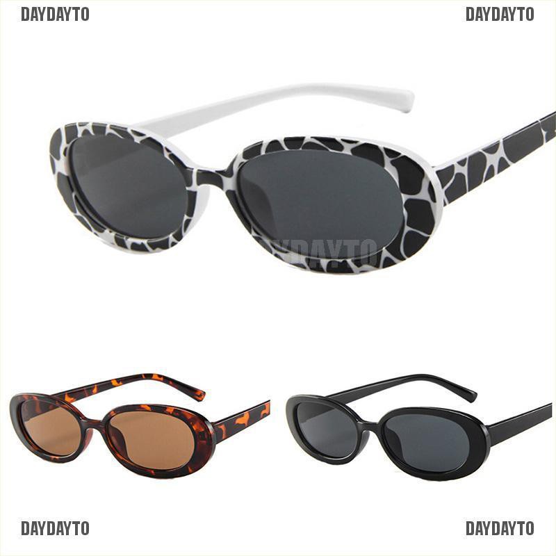 Kính Mát Gọng Oval Phong Cách Retro Thời Trang Cho Nữ