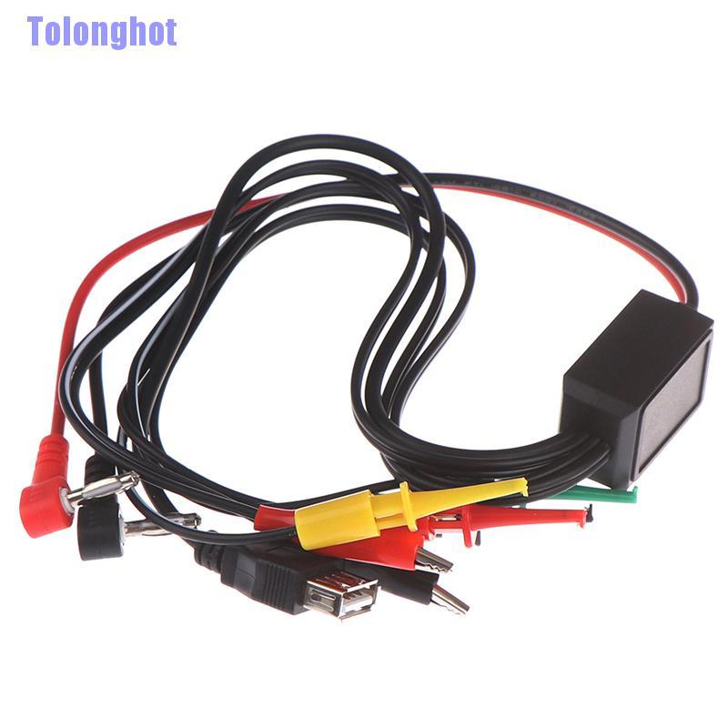 Tolonghot> 1Pc Alligator Clips Banana Plug Connection Port Power Supply Test Lead Cable Kit