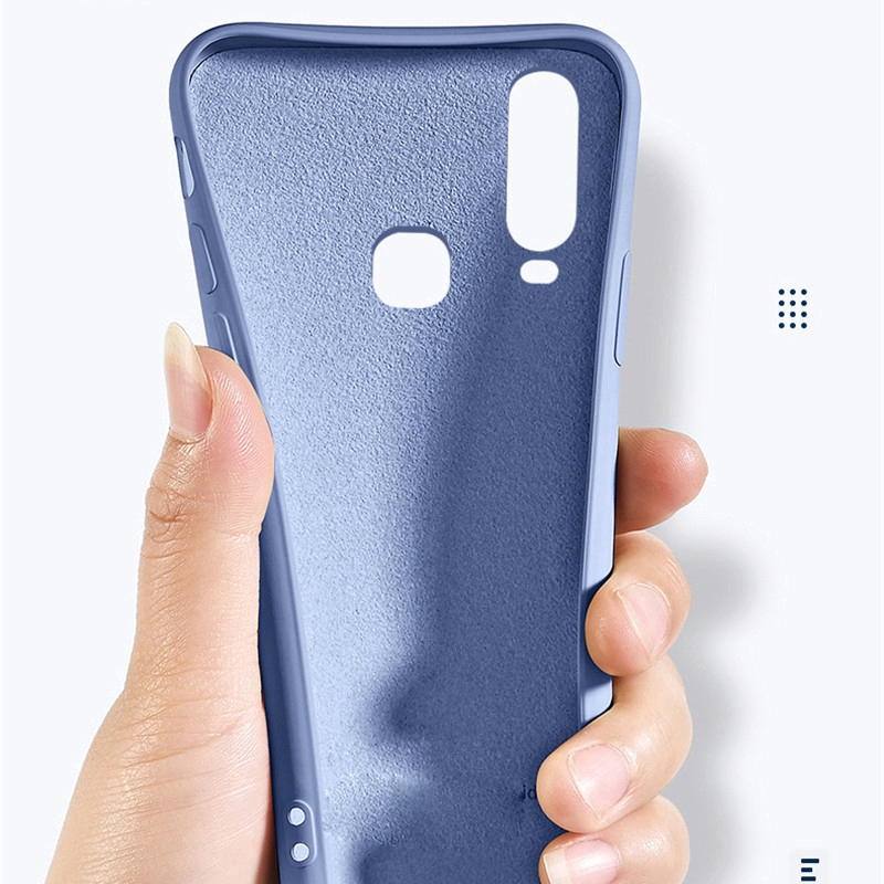 Ốp điện thoại silicone mềm màu trơn đơn giản cho Vivo V11I V15 Pro V17 Pro V5 Plus V9 Y50