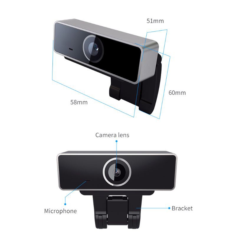 Webcam 1080p Có Mic 2.0mp Tự Động Lấy Nét Cho Laptop Pc