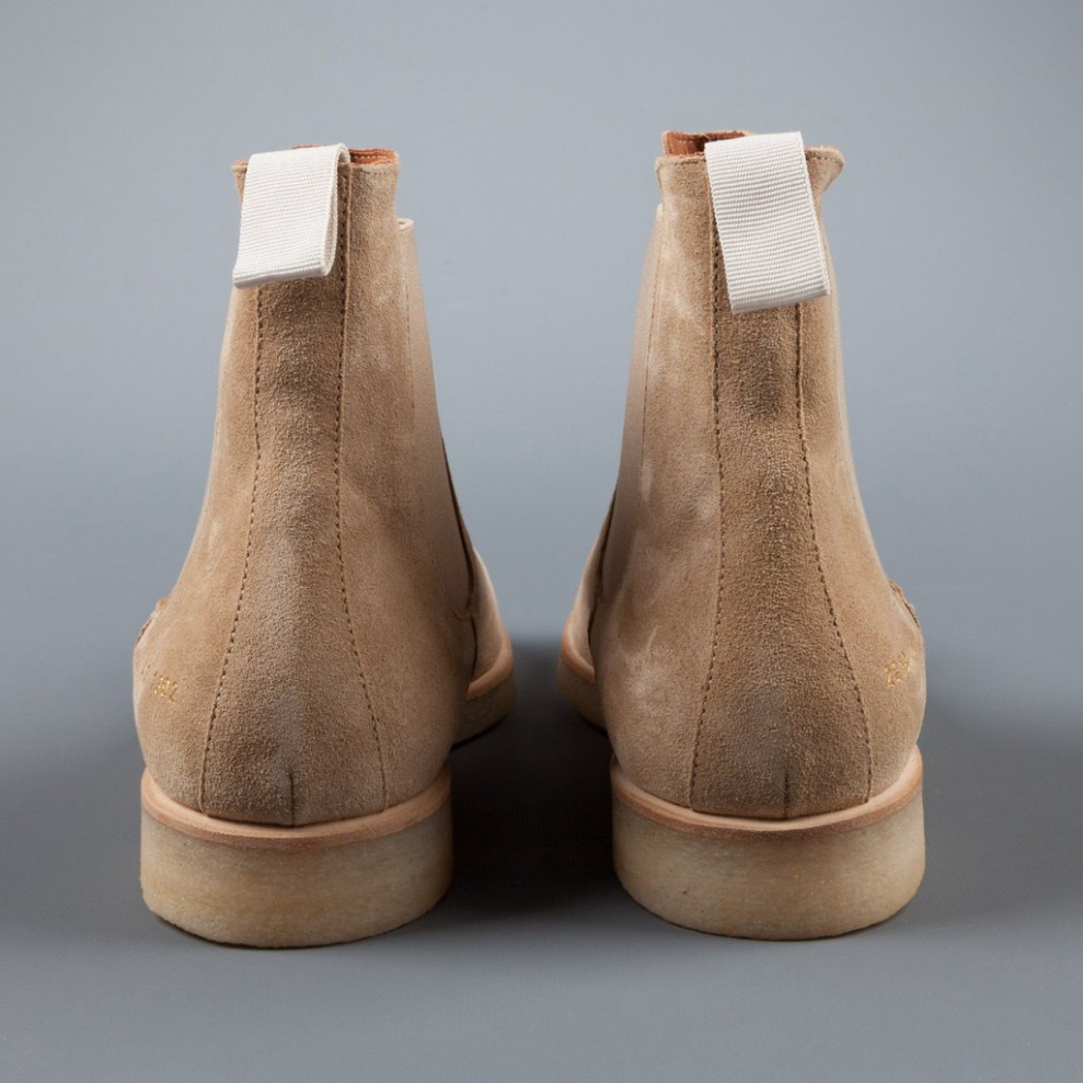 Giày Chelsea boots thời trang nam màu tan chất liệu da lộn đế cao su đúc | BigBuy360 - bigbuy360.vn