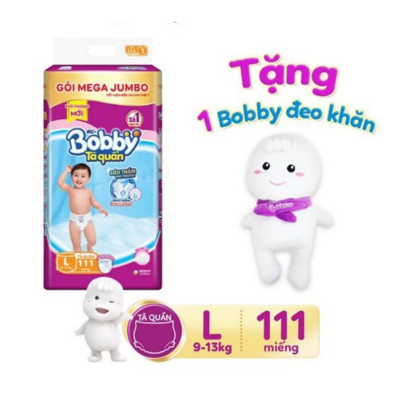 (Tặng quà)Tả quần bobby XL96_L108_L111_L120_M124_XXL88 quan XXL44_ Dán M76 mega jumbo mới