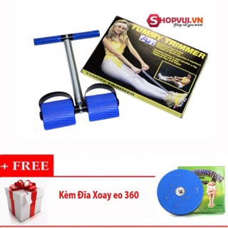 Com bo 1 đĩa xoay eo + 1 tập gym kéo tay giúp cơ thể săn chắc giảm mỡ nhanh