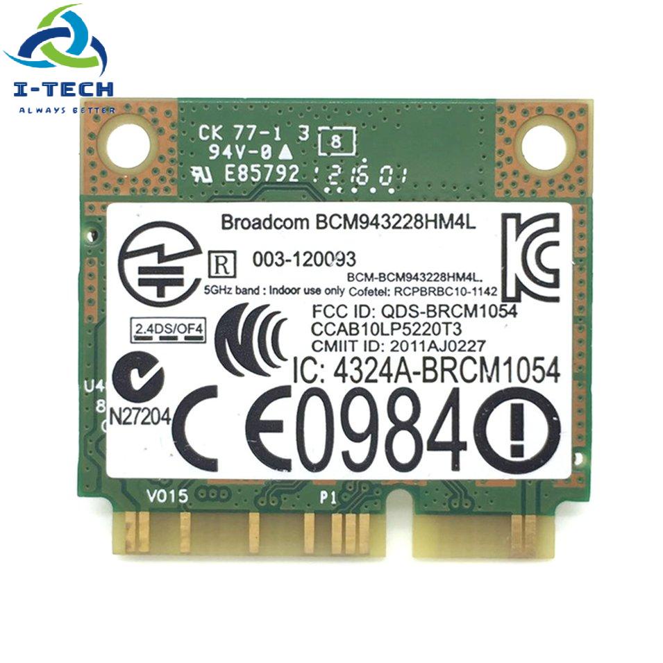 Thẻ Wifi Băng Tần Kép 300mbps Bcm943228Hmb 4.0 802.11a / B / G / N