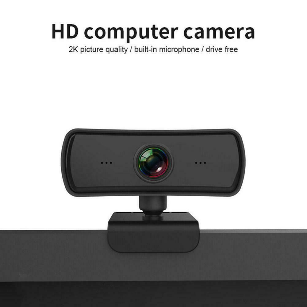 2K 2040*1080P Rotatable Webcam HD Computer PC WebCamera Conference Lens Calling Video Work H8F0