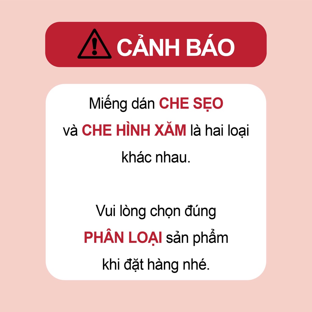 Miếng dán che sẹo hình xăm xóa hình xăm Sakuza 3 màu da A1002