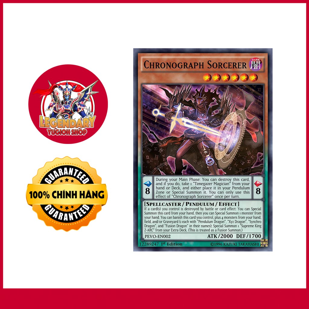 [EN-JP][Thẻ Bài Yugioh Chính Hãng] Chronograph Sorcerer