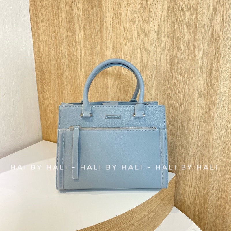 Túi CNK công sở ngăn khoá kéo đằng trước có dây đeo chéo CK2-30781467