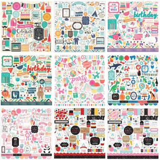 Sticker trang trí love box và scrapbook, khung ảnh nổi nhiều chủ đề