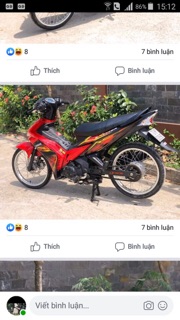 Tem rời Exciter 2010 Phối đỏ đen