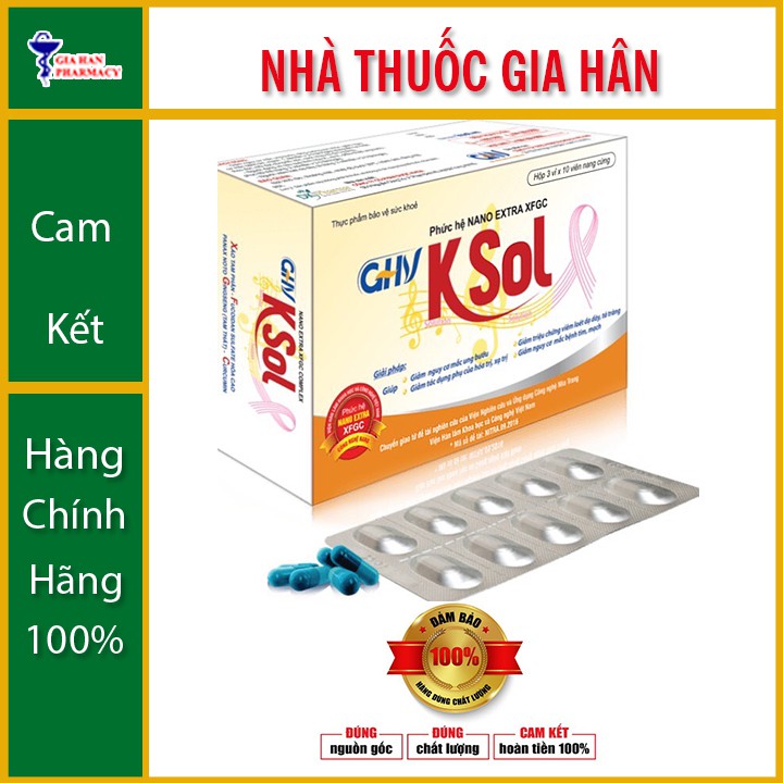GHV KSOL Với Phức Hệ Nano Extra XFGC Giúp Đẩy Lùi Ung Bướu