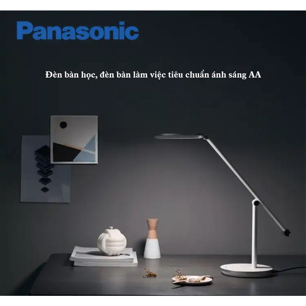 Đèn bàn Panasonic HHLT0636 ,Đèn bàn làm việc, đèn bảo vệ mắt, đèn chống mỏi mắt bảo vệ thị lực với chỉ số hoàn màu >95