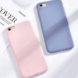 Ốp điện thoại silicon mềm mịn màu sắc ngọt ngào cho iPhone 6 6s 7 8 Plus