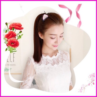 Tóc giả nữ dạng cột thẳng đủ màu chất tơ cao cấp