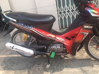 Tem sirius 110 RC đỏ đen crom