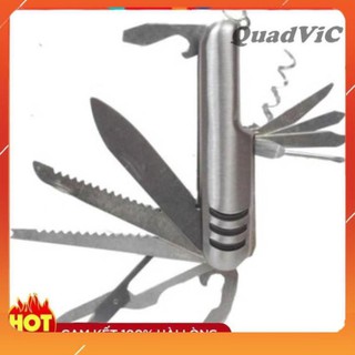 Móc Khóa Dao Phượt Đa Năng Du Lịch 11 in 1 QuadViC ❤ [SKM]