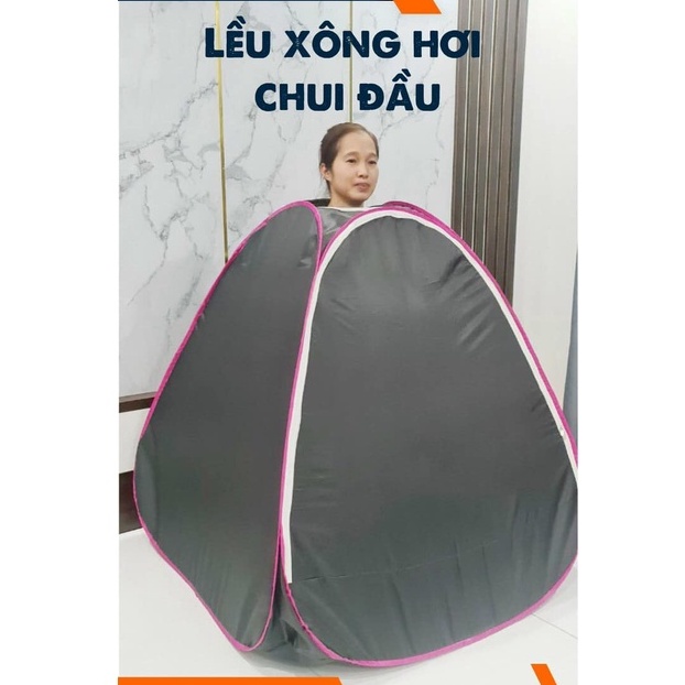 LỀU XÔNG HƠI TỰ BUNG CHUI ĐẦU SIÊU TIỆN DỤNG