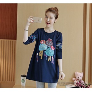 Áo bầu thun Hàn quốc