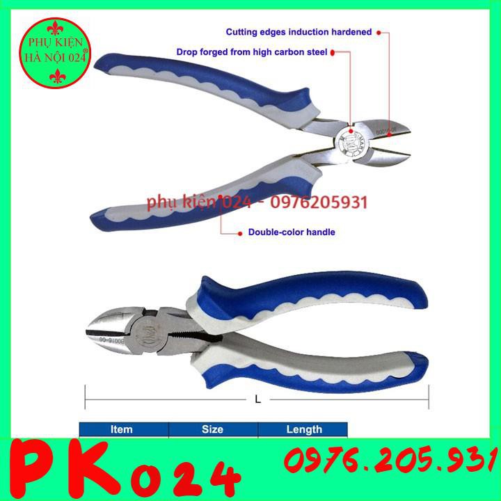 Kìm Cắt C-Mart 200mm-8 Inch Bọc Cách Điện Cao Cấp