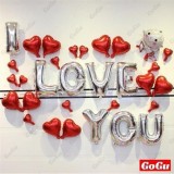 Bộ bóng bay I LOVE YOU - BAC6 trang trí phòng cưới, tiệc cưới - GOGU