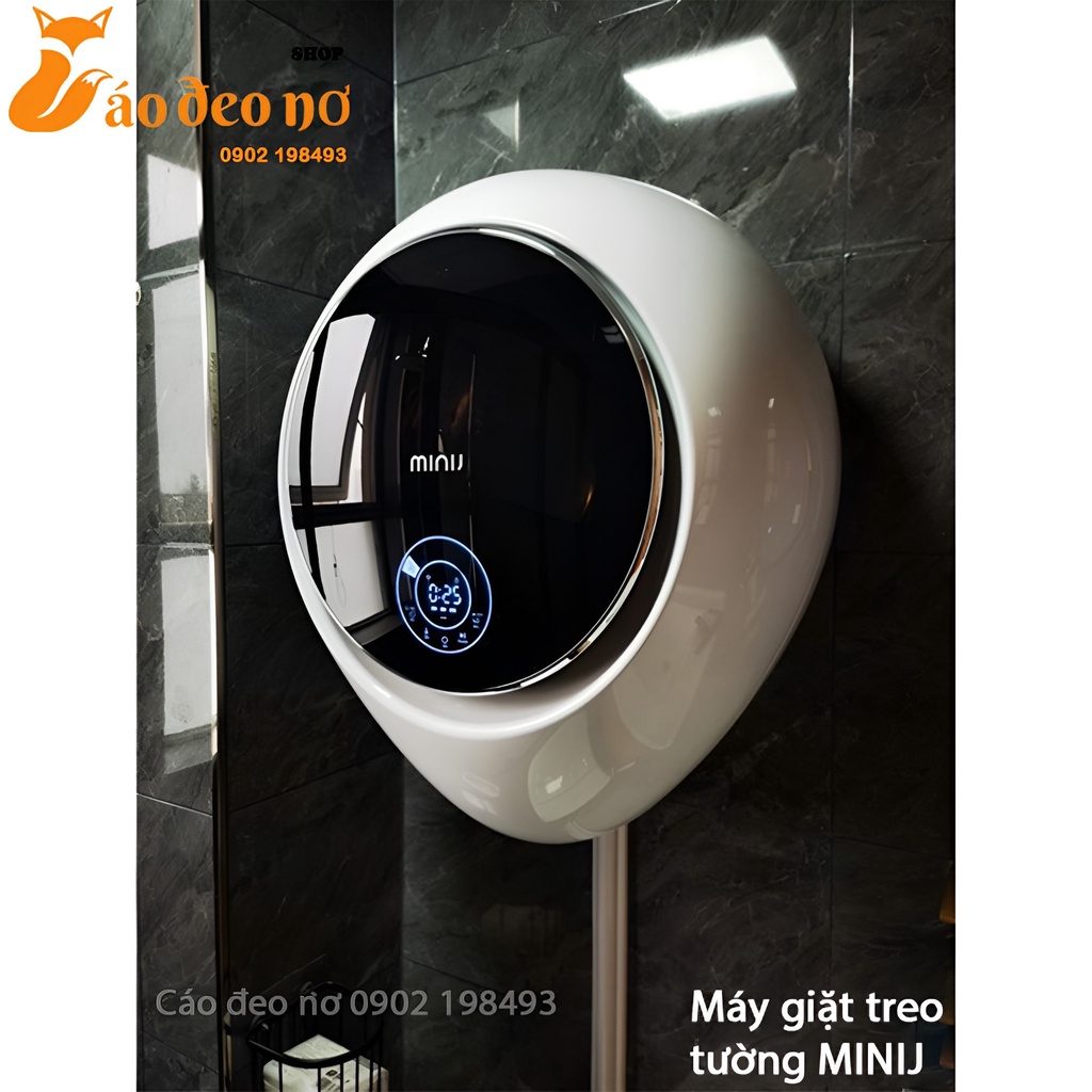 MÁY GIẶT TREO TƯỜNG MINIJ Có chế độ khử khuẩn- CHÍNH HÃNG XIAOMI Cáo đeo nơ