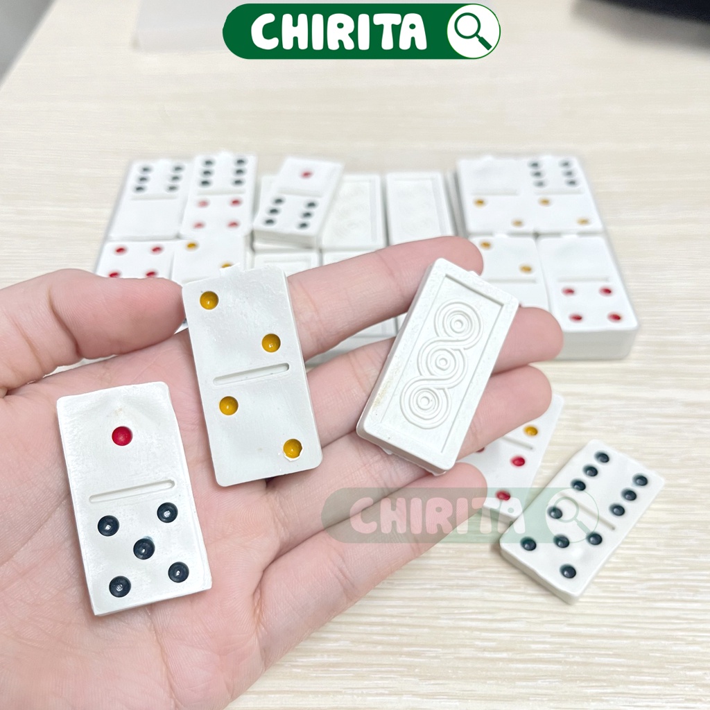 Bộ Cờ Domino Nhựa TỐT - Cờ Domino Giá Rẻ Xịn, Boardgame Đồ Chơi Trẻ Em CHIRITA