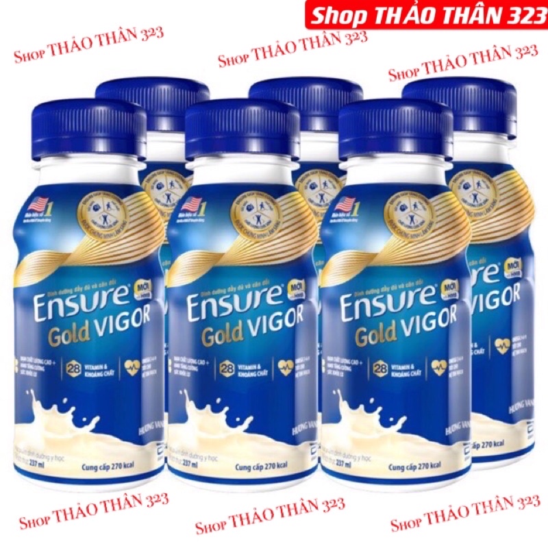 Sữa Nước Ensure Gold Vigor 237ml (1lốc x 6chai)