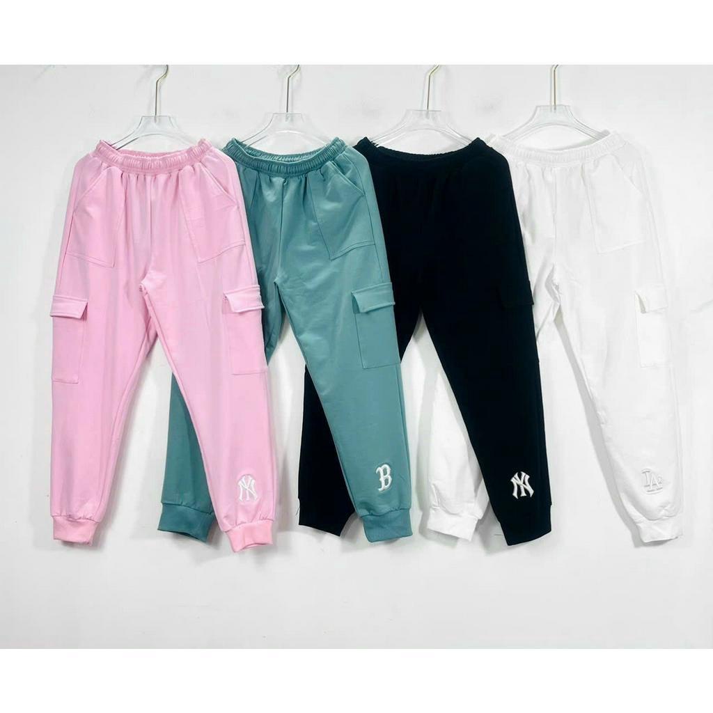 Quần Jogger MLB Nam Nữ Hàng Xuất Dư 4 Màu Sắc New Model