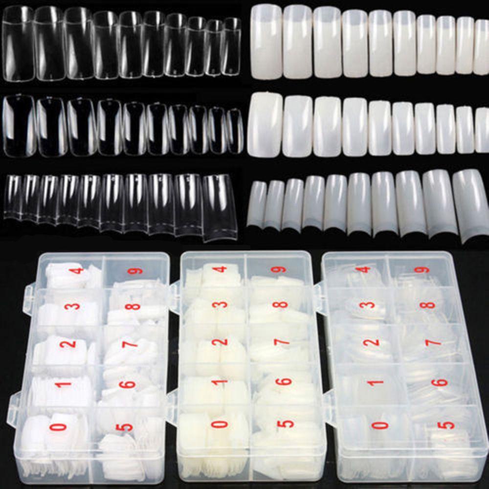 Bộ 500 Móng Tay Giả 9 Kiểu Dáng Khác Nhau