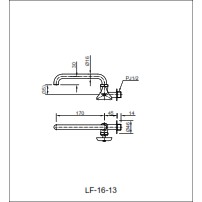 [INAX] Vòi lạnh gắn tường LF-16-13