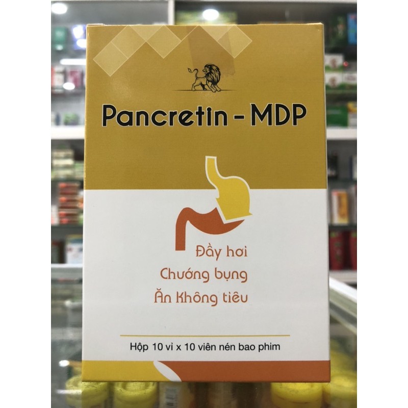 Pancretin - dùng khi bị đầy hơi, chướng bụng, ăn không tiêu