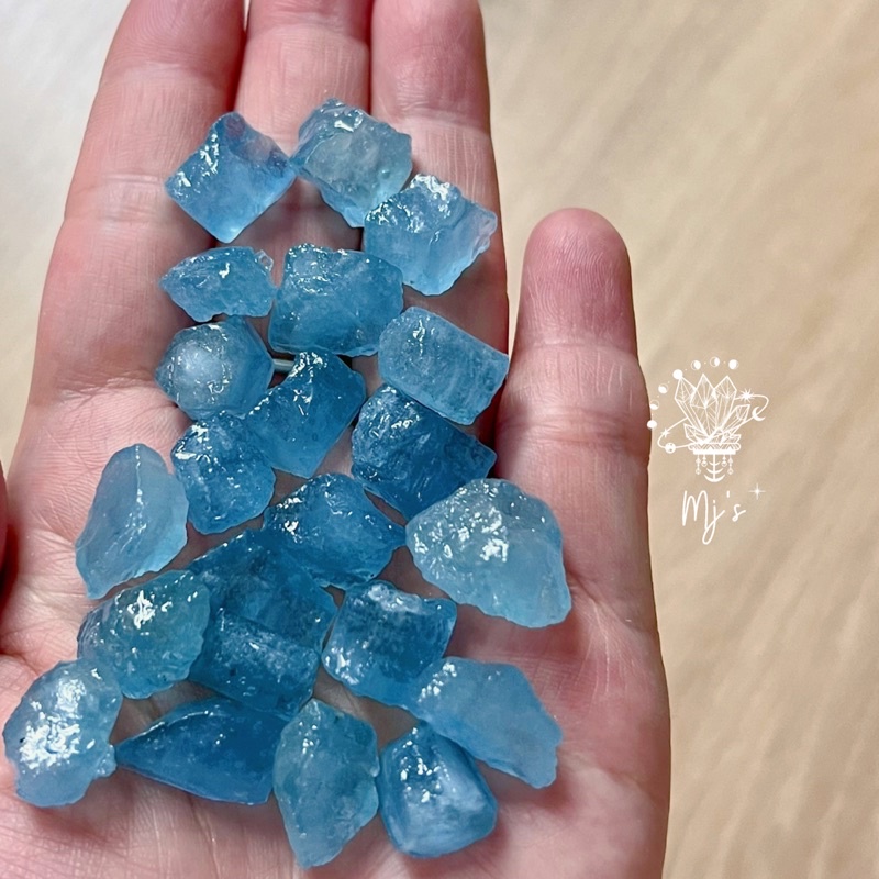 Đá thô Aquamarine Brazil (đọc nội dung mô tả)màu xanh ngọc biển, sưu tầm, handmade, reiki, thanh tẩy, thiền định