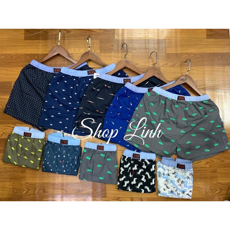 Combo 10 quần đùi nam H33 . Chất liệu vải mịn đẹp , thoáng mát