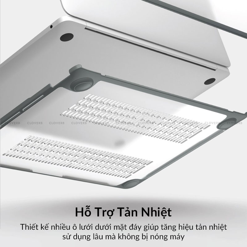 Ốp Laptgop Uniq Venture Hybrid Siêu Mỏng Thiết Kế Mờ Nhám không Bám Vân Tay Chống Trầy Xước Cho MacbookAir M1 13.3 inch