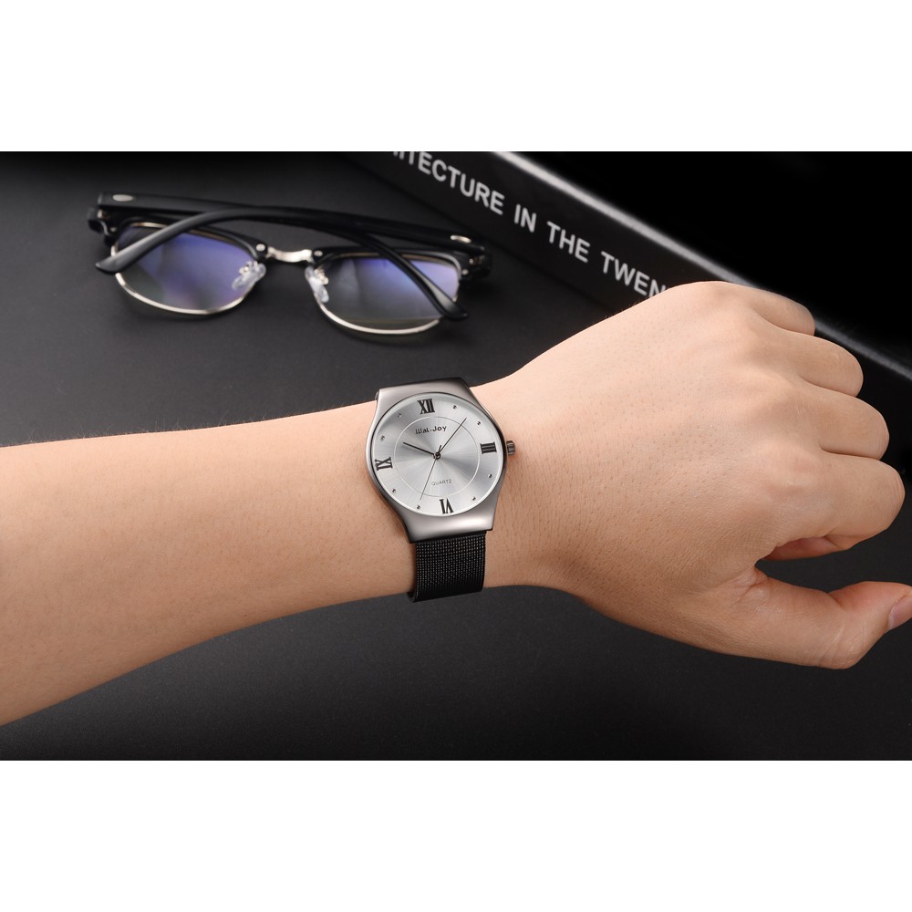 (New Arrival) Đồng Hồ Nam Wal-Joy WJ8003 Dây Thép Lưới Phong Cách Thời Thượng Lịch Lãm | BigBuy360 - bigbuy360.vn
