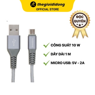 Cáp Micro 1m Xmobile Paladin Bạc