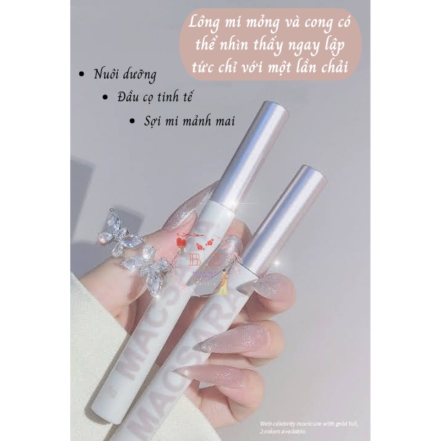Mascara xoay 360 độ Maxfine, đầu cọ mảnh 2.5MM giúp mi cong dài chuốt từng sợi mi nhỏ nhất - BellaZom Beauty | BigBuy360 - bigbuy360.vn