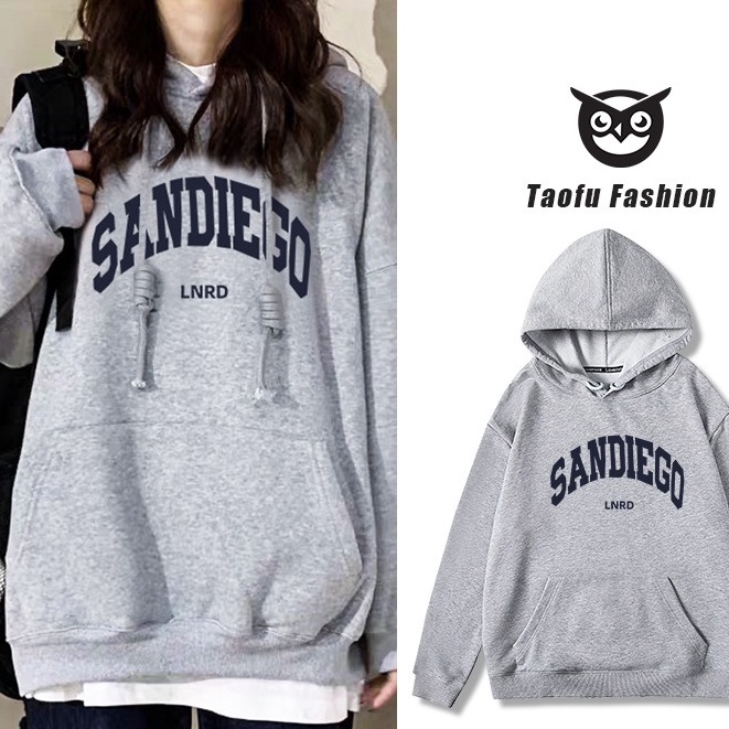 Áo hoodie unisex dành cho nam và nữ chất nỉ lót lông SANDIEGO
