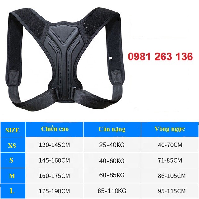 Đai chống gù lưng POSTURE CORRECTOR BELT cao cấp thế hệ mới cho nam và nữ