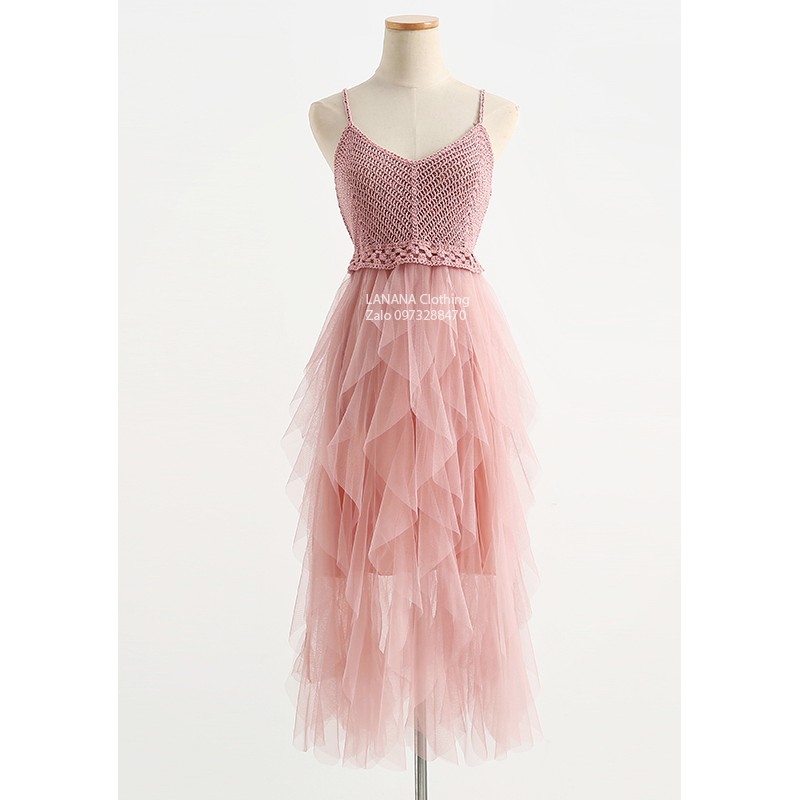 Đầm Maxi Thiết Kế LANANA CLOTHING Dáng Dài sang trọng Size 50-58kg | BigBuy360 - bigbuy360.vn