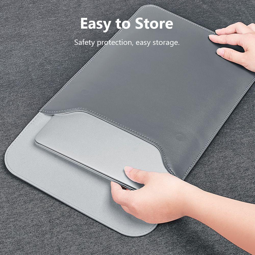 BEBETTERM Bao Da PU Siêu Mỏng Bảo Vệ Cho Laptop 11 13 15 inch Xiaomi Huawei Matebook
