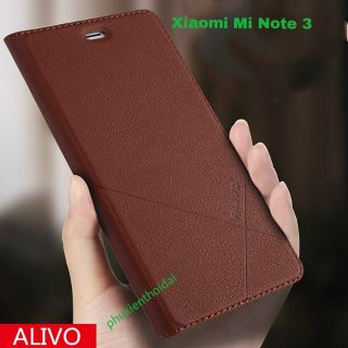 Xiaomi Mi Note 3 _ Bao da nắp Kín hiệu Alivo Cao Cấp