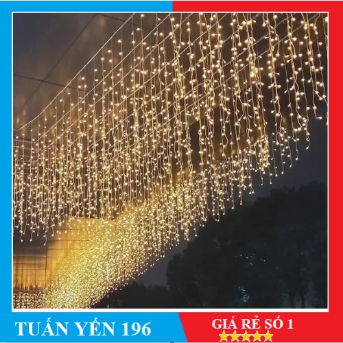 ✨FREESHIP✨ Dây Đèn Trang Trí Rèm 5mx0.6m 500 Led