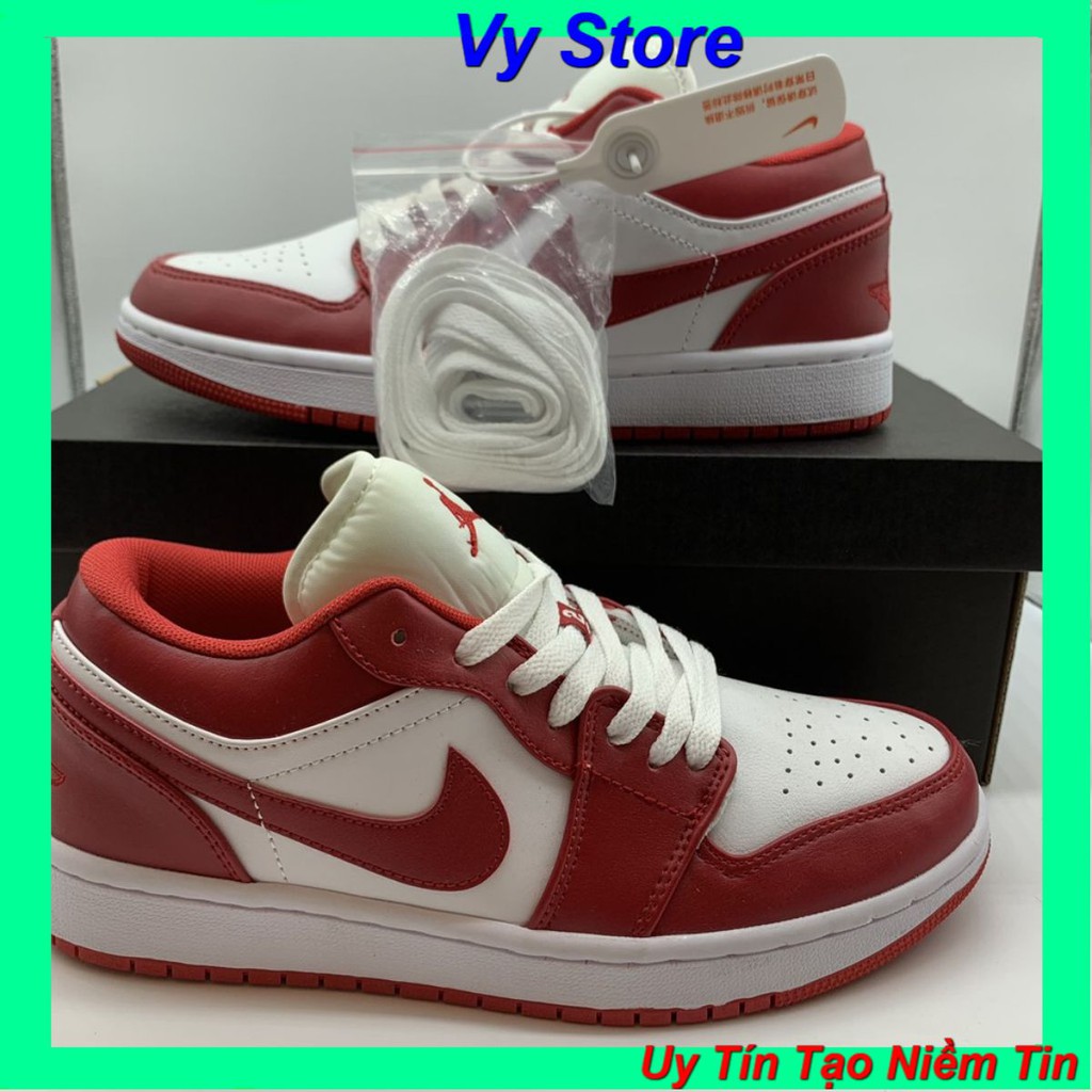 Giày JORDAN THẤP ĐỎ TRẮNG